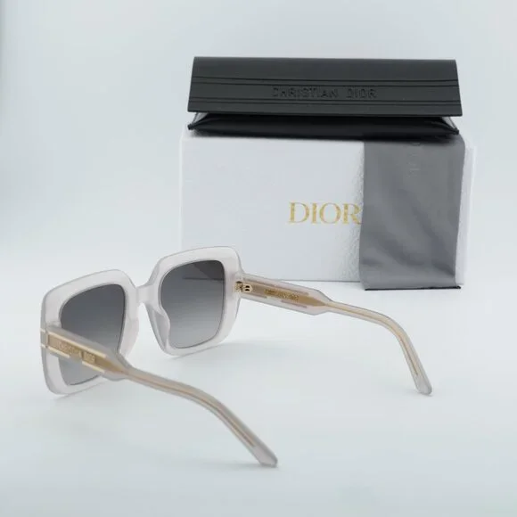 Dior DIORSIGNATURE S11F 78A1 Square Sunglasses - Brown/Grey - Picture 3 of 11